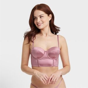 Auden Satin Mauve Corset NWT XXL